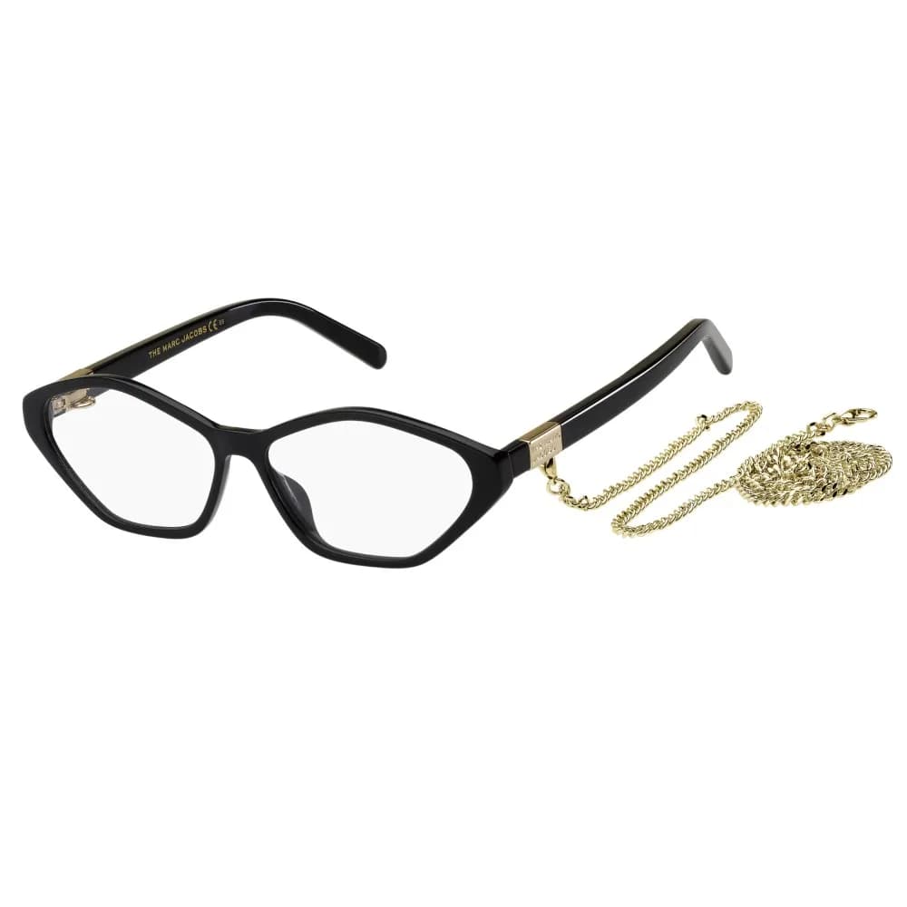 Marc Jacobs MARC 498 μαύρος σκελετός οράσεως από acetate, μπροστινή όψη