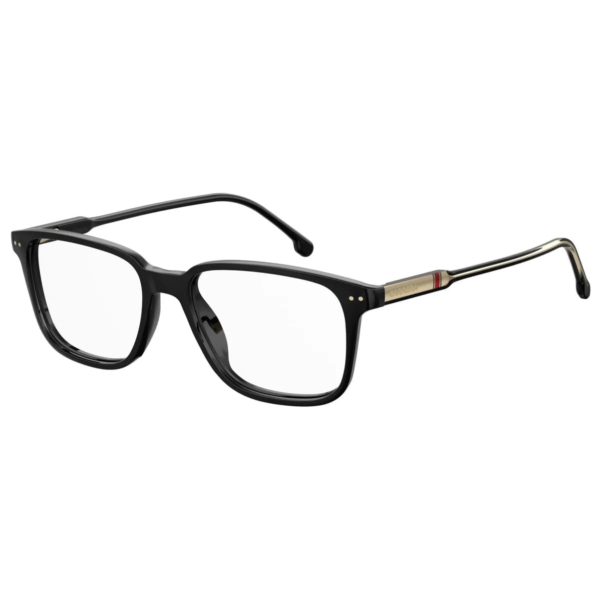Carrera 213/N μαύρος σκελετός οράσεως από acetate, μπροστινή όψη
